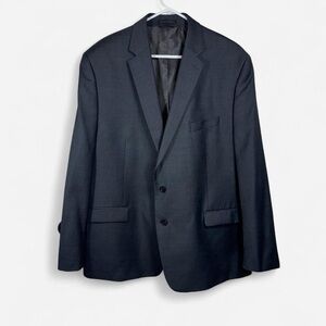 Lauren Ralph Lauren Men’s 48R Charcoal Wool Blazer Jacket Classic Fit 2-Button